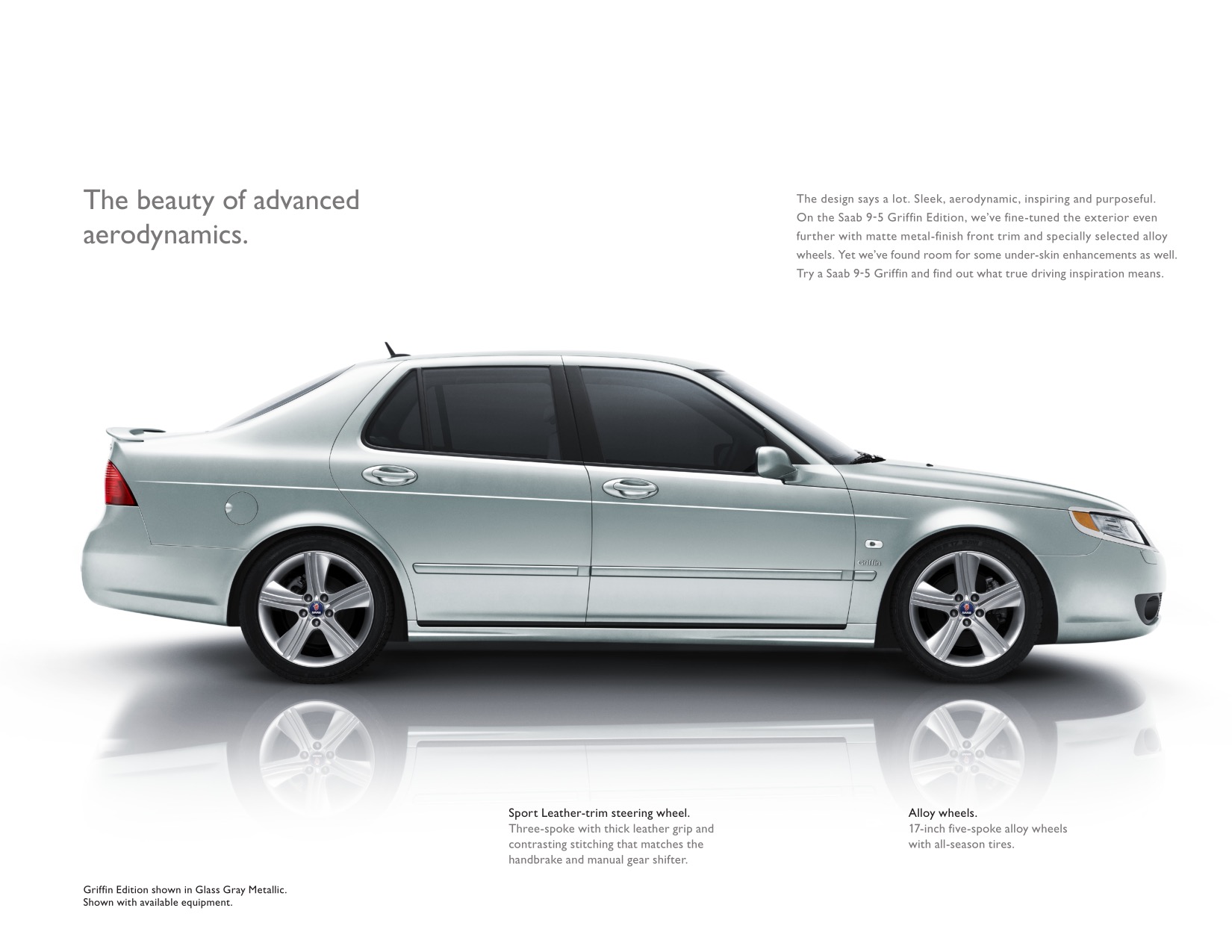 2009 SAAB 9-5 Griffin Brochure Page 9